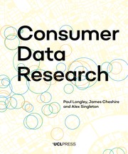 Cover of Consumer Data Research by James Cheshire