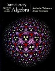 Cover of Introductory Algebra by Katherine Yoshiwara