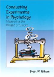 Front cover of Conducting research in psychology by Brett W. Pelham
