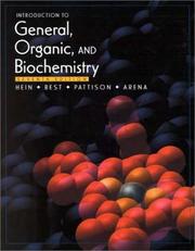 Front cover of Introduction to general, organic, and biochemistry by Morris Hein