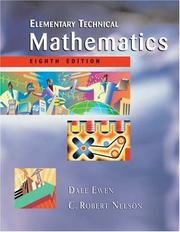 Cover of Elementary technical mathematics by Dale Ewen