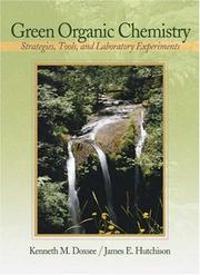 Front cover of Green organic chemistry by Kenneth M. Doxsee