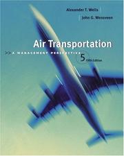 Cover of Air transportation by Alexander T Wells