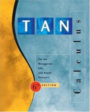 Front cover of Calculus for the managerial, life, and social sciences by Soo Tang Tan
