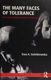 Front cover of Many Faces of Tolerance by Ewa A. Golebiowska