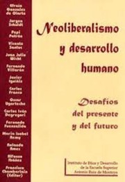 Front cover of Neoliberalismo y desarrollo humano by Efraín Gonzales de Olarte