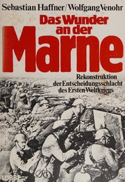 Front cover of Das Wunder and der Marne by Sebastian Haffner