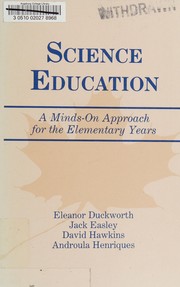 Cover of Science education by Eleanor Ruth Duckworth