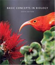 Cover of Basic Concepts in Biology by Cecie Starr