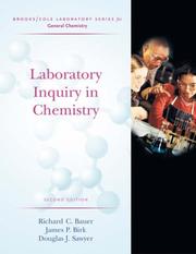 Front cover of Laboratory inquiry in chemistry by Richard C. Bauer