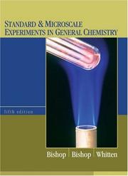 Cover of Standard and microscale experiments in general chemistry by Carl B. Bishop
