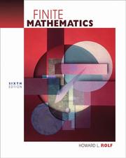 Cover of Finite mathematics by Howard Leroy Rolf