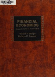 Front cover of Financial economics by William F. Sharpe