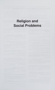 Cover of Religion and social problems by Titus Hjelm