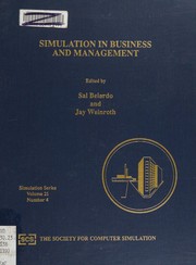 Front cover of Simulation in business and management by SCS Multiconference on Simulation in Business and Management (1990 San Diego, Calif.)