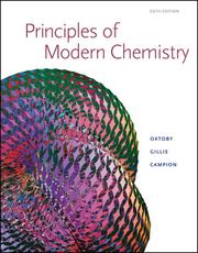 Front cover of Principles of modern chemistry by David W. Oxtoby