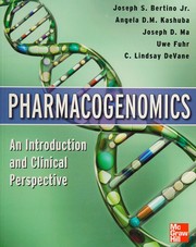 Cover of Pharmacogenomics by Joseph S. Bertino