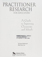 Cover of Practitioner research for educators by V. M. Robinson