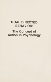 Cover of Goal directed behavior by Michael Frese