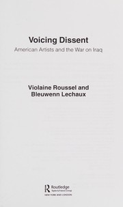 Cover of Voicing dissent by Violaine Roussel