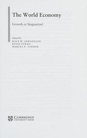 Cover of World Economy by Dale W. Jorgenson