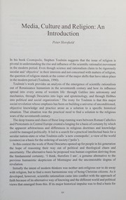 Front cover of Belief in media by Peter G. Horsfield