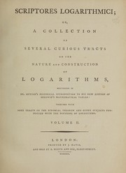 Cover of Scriptores logarithmici by Francis Maseres