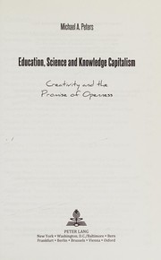 Front cover of Education, Science and Knowledge Capitalism by Michael A. Peters