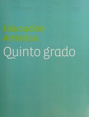 Front cover of Educación artística quinto grado by Oswaldo Martín del Campo Nuñez