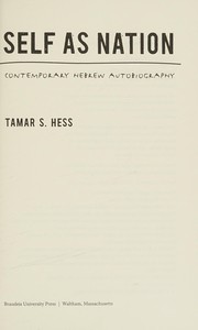Cover of Self As Nation by Tamar Hess