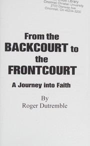 Front cover of From the backcourt to the frontcourt by Unknown