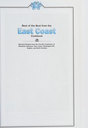 Cover of Best of the best from the East Coast cookbook by Gwen McKee
