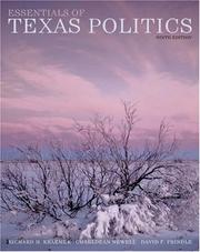 Front cover of Essentials of Texas politics by Richard H. Kraemer