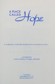 Cover of A place called Hope by Unknown