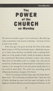 Front cover of Monday Morning Church by Jerry Cook