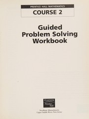 Cover of Guided problem solving workbook-Succeed with word problems! by Randall I. Charles