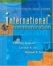 Front cover of International communication by Kwadwo Anokwa
