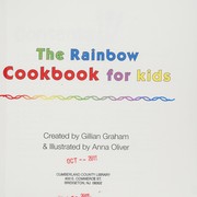 Front cover of The rainbow cookbook for kids by Gillian Graham