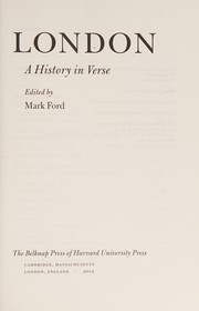 Cover of London by Mark Ford