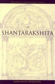 Cover of On Shantarakshita by Marie-Louise Friquegnon
