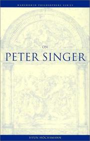 Cover of On Peter Singer by Hyun Höchsmann