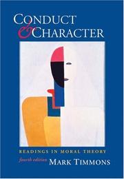 Front cover of Conduct and character by Mark Timmons