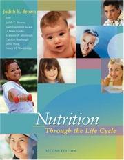 Front cover of Nutrition through the life cycle by Judith E. Brown