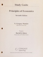 Front cover of Study Guide for Mankiw's Principles of Economics by N. Gregory Mankiw