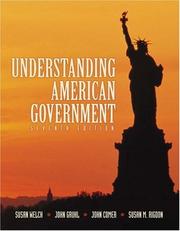 Front cover of Understanding American government by Susan Welch