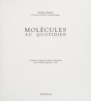 Front cover of Molécules au quotidien by P. W. Atkins