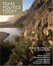 Front cover of Texas politics today by William Earl Maxwell