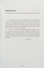 Cover of A handbook of biological investigation by Harrison W. Ambrose