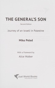 Cover of The general's son by Miko Peled