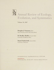 Front cover of Annual review of ecology, evolution, and systematics by Douglas J. Futuyma